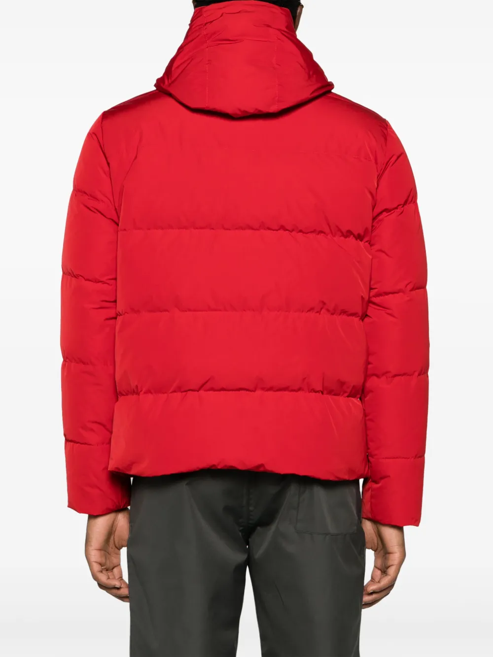 ASPESI Donsjack met capuchon Rood