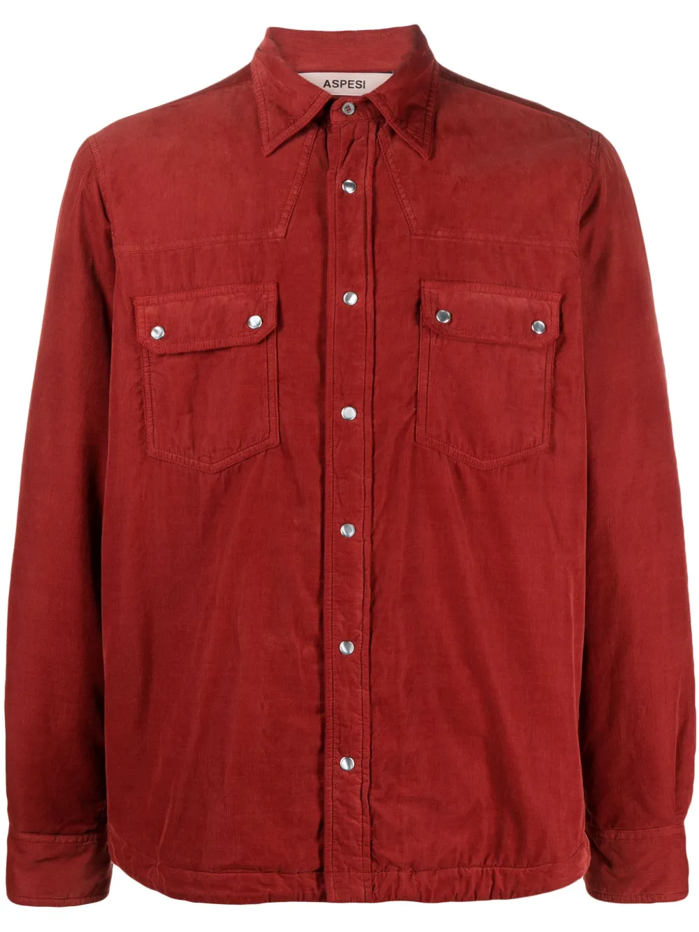 ASPESI Sergio corduroy shirt jacket | Red | Image 1