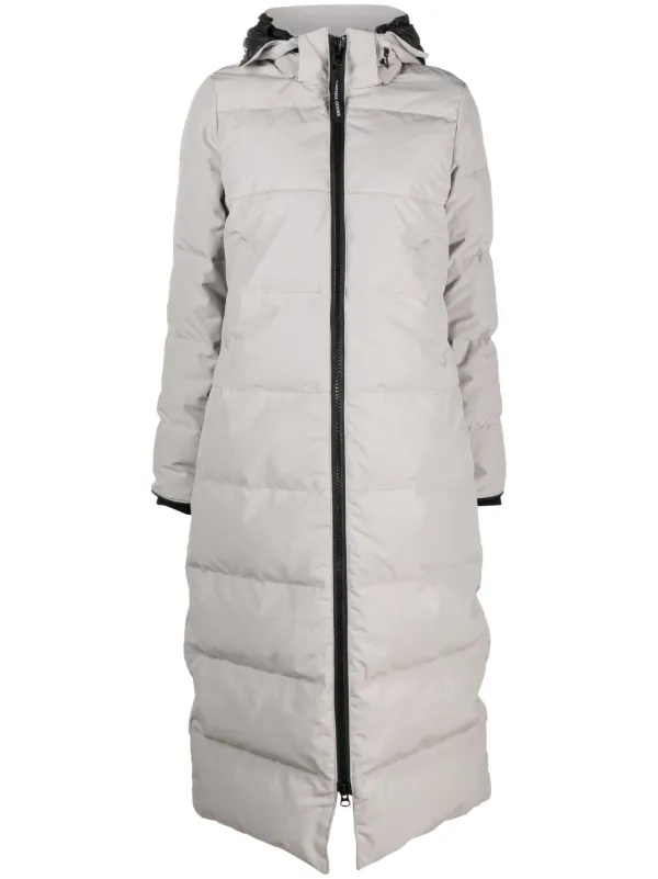 Canada Goose Mystique Hooded Parka Coat Grey FARFETCH UK