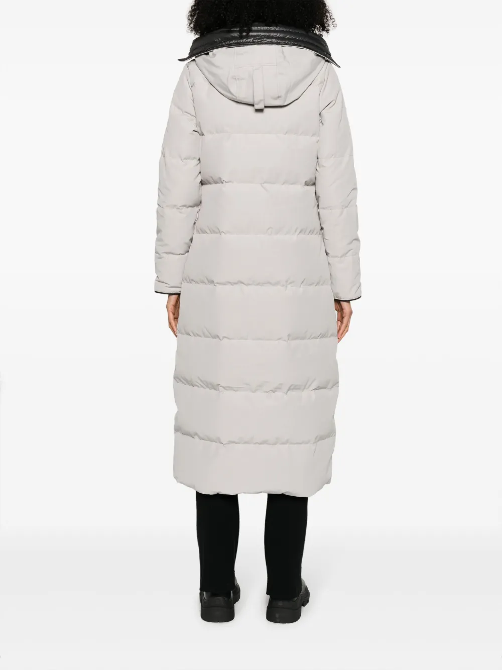 Canada Goose Mystique Hooded Parka Coat Grey FARFETCH