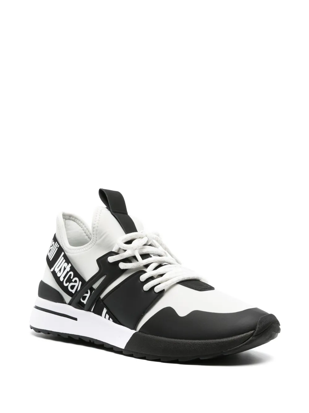 Just Cavalli logo-strap mesh sneakers | Low-Tops | Image 2