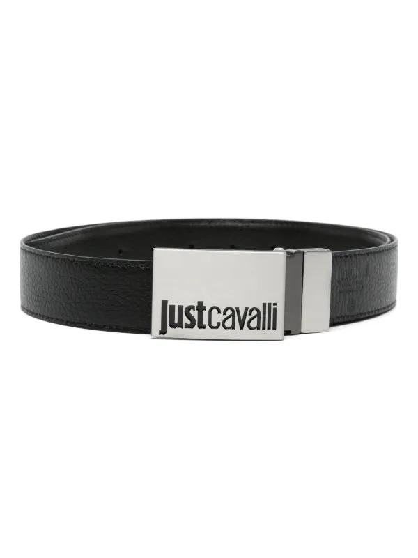 Just Cavalli ロゴ レザーベルト | ブラック | FARFETCH JP