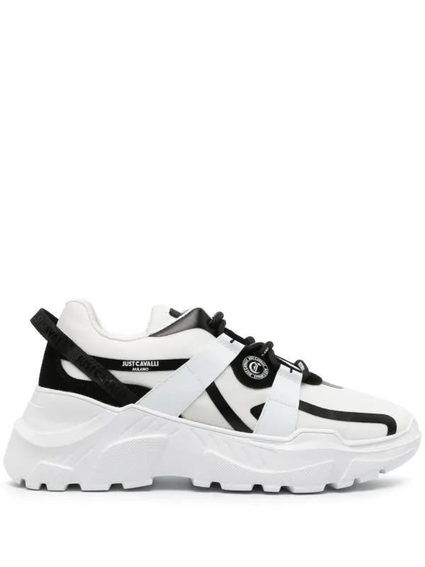 Just Cavalli Mesh Chunky Sneakers White FARFETCH OM