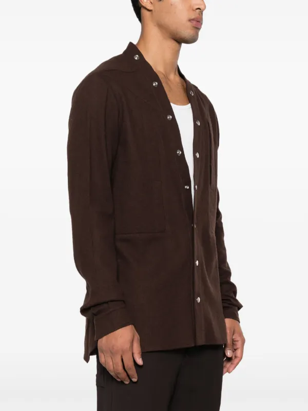 Rick Owens Larry Flannel Shirt - Farfetch