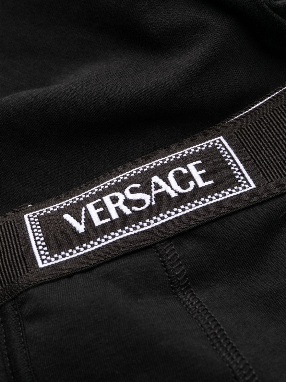 90年代 VERSACE LOGO裤腰棉紧身四角裤