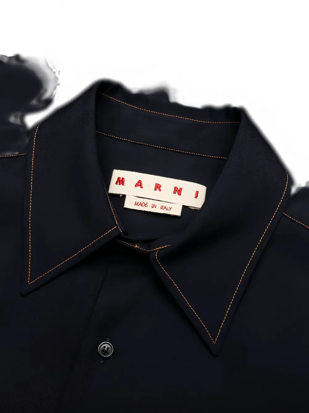 Marni Pocket-detail Short-sleeve Shirt In Blue