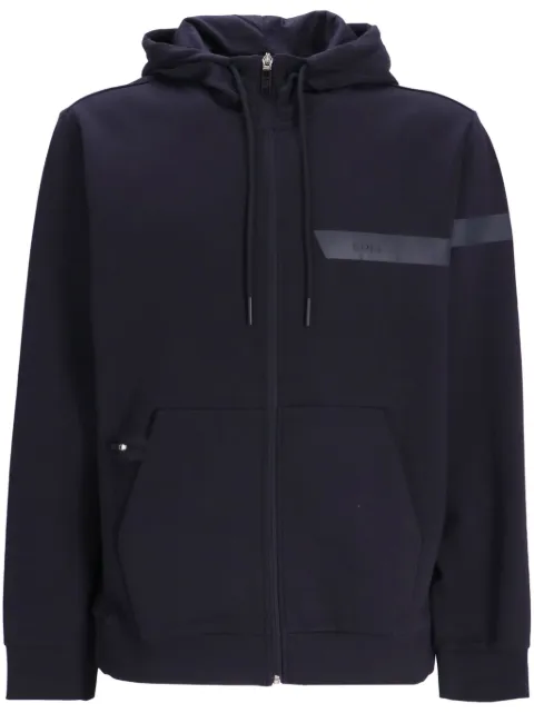 BOSS Kapuzenjacke mit gummiertem Logo