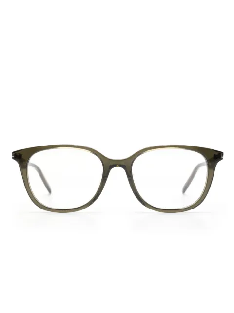 Saint Laurent Eyewear lentes wayfarer con diseño traslúcido