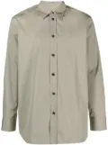 Jil Sander long-sleeve cotton shirt - Green