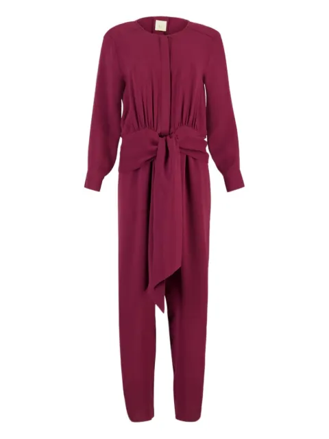 PAULA tie-waist cuffed jumpsuit