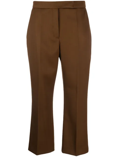 Tory Burch cropped wool tailored trousers