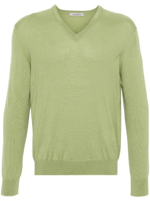 Fileria V-neck wool jumper 