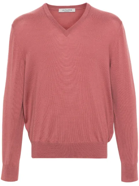 Fileria V-neck wool jumper 
