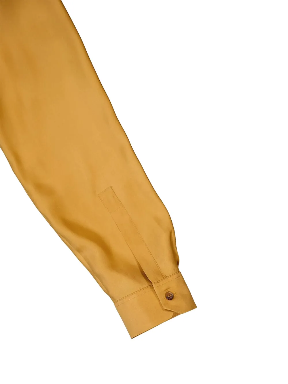 Cosmos Leather-Bib Silk Shirt