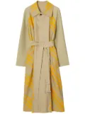Burberry EKD checked trench coat - Neutrals