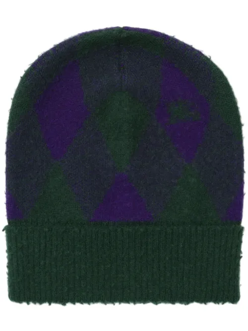 Bonnet à logo intarsia - Burberry - Modalova