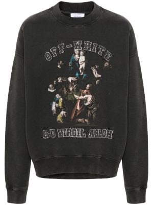 Men's Oversize Sweatshirt X-Mark White