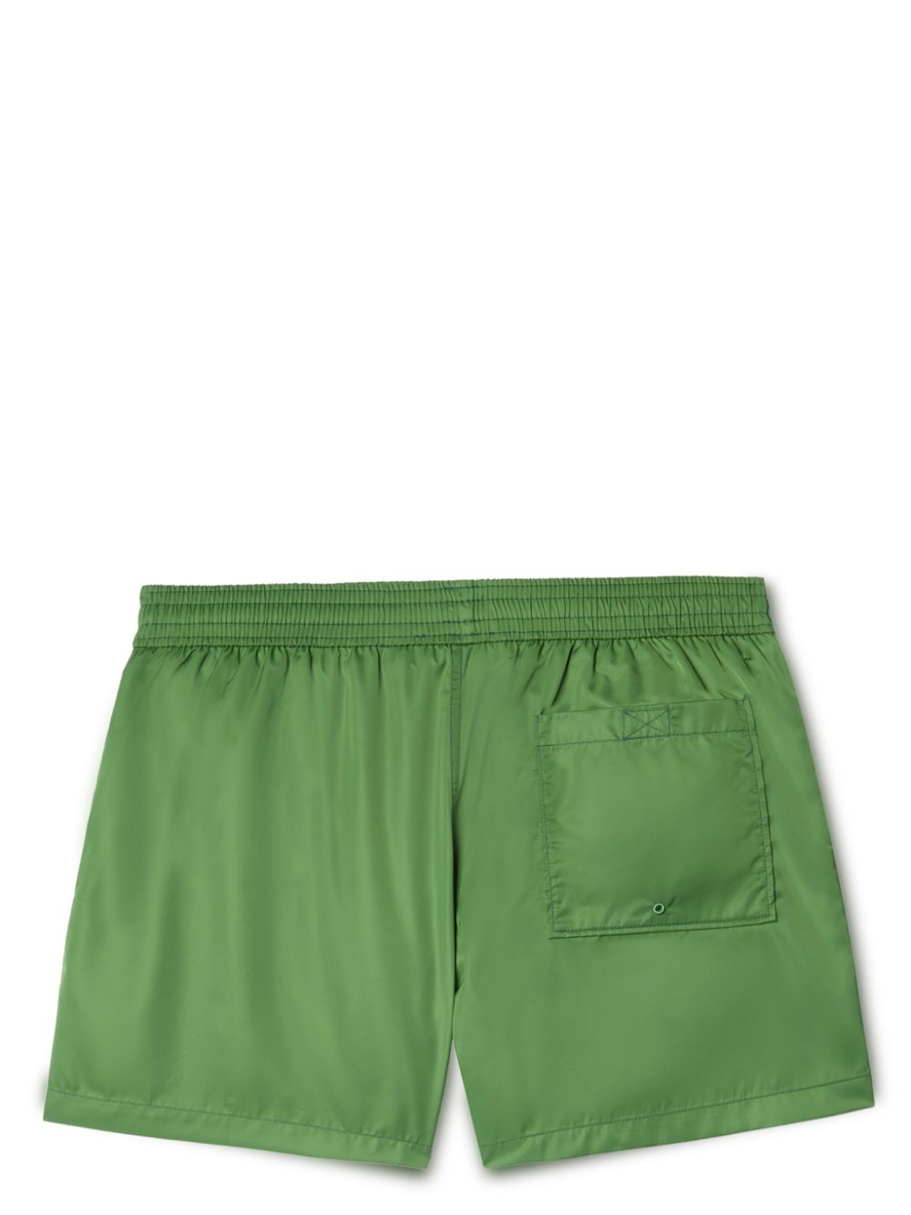 Shop Off-white Off-stamp Swim Shorts In Green