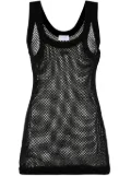 Off-White Net knit tank top - Black