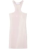 Off-White Laundry Rowing ribbed minidress - Pink