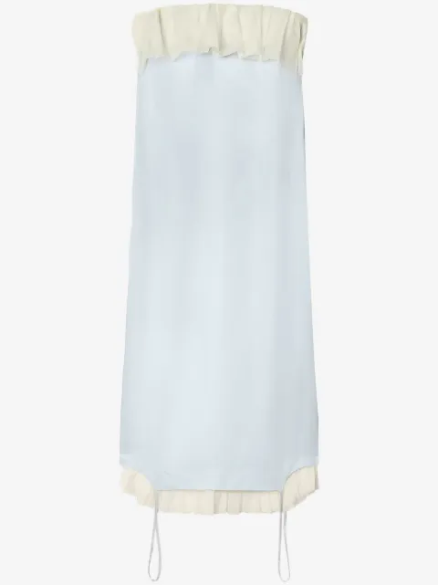 Off-White Vestido midi com babados