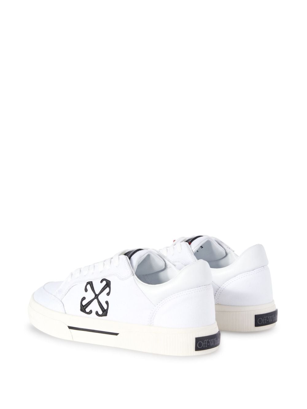Shop Off-white New Low Vulcanized Canvas Sneakers In White