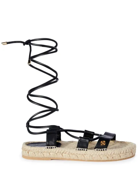 Off-White Arrows-plaque lace-up espadrilles