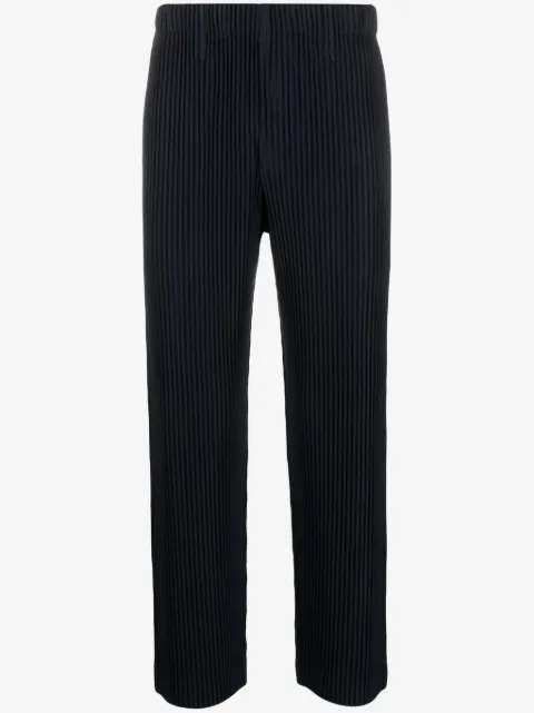 Homme Plissé Issey Miyake MC September plissé straight-leg trousers