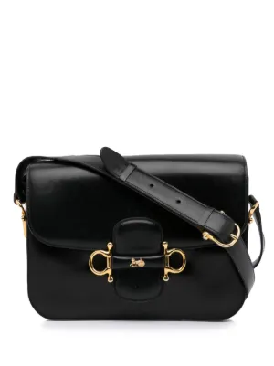 CELINE Mini Belt Grained Calfskin Leather Shoulder Bag Black - Hot Dea