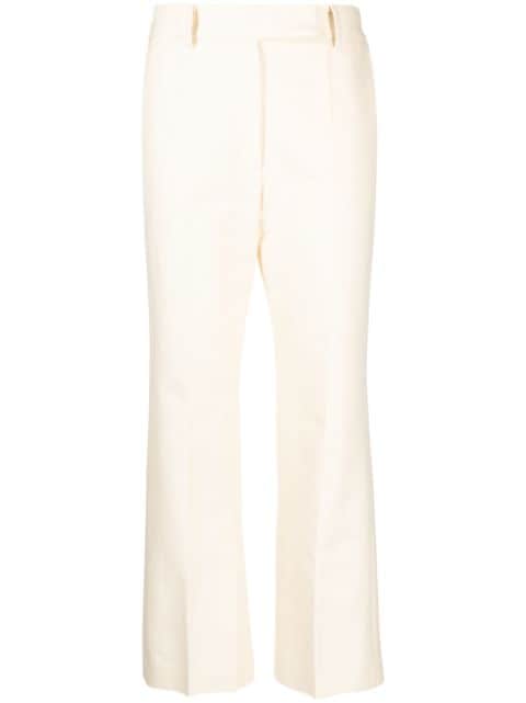 GOODIOUS tailored straight-leg trousers