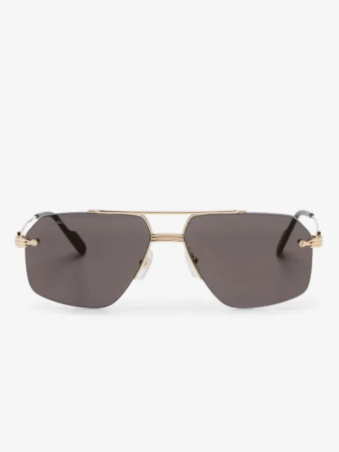 Cartier Eyewear Première de Cartier pilot-frame sunglasses