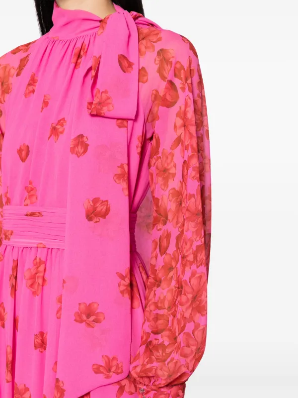 sachin and babi pink floral dress The power of pink in full force: the Chelsea in the Rouge Damask Rose print
