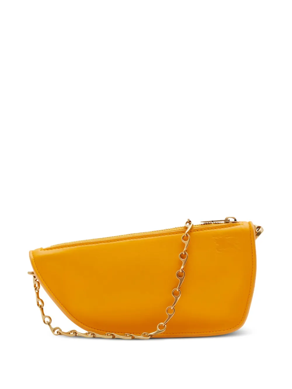 Burberry Micro Shield Sling Mini Bag In Orange