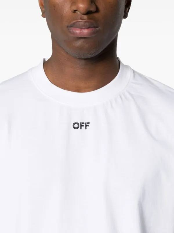 ★Off-White★ Scribble Diag Slim Short Sleeve T-Shirt White Off-White Off-White Scribble Diag Slim T-Shirt | endclothing