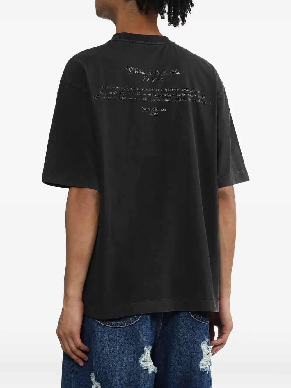 Off-White Mary Skate Cotton T-shirt | Black | FARFETCH