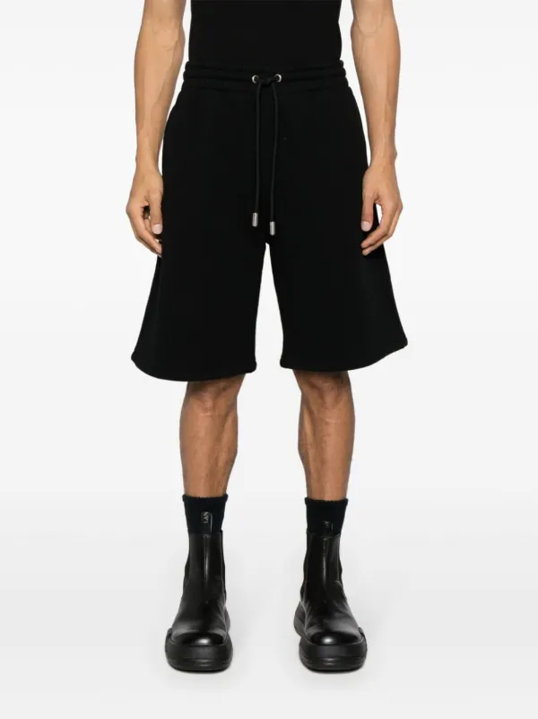 OFF-WHITE SEEING THINGS ショートパンツ ブラック Off-White ドローストリング ショートパンツ | ブラック | FARFETCH JP