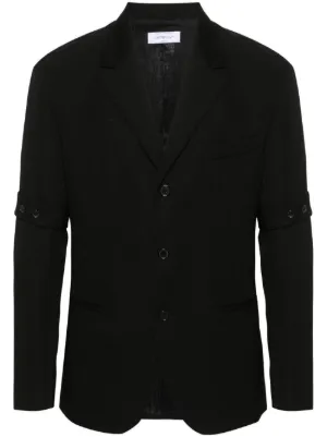 ジャケット OFF-WHITE BLACK DRILL OVERSIZE BLAZER Off-White c/o Virgil Abloh Blazers for Men | Online Sale up