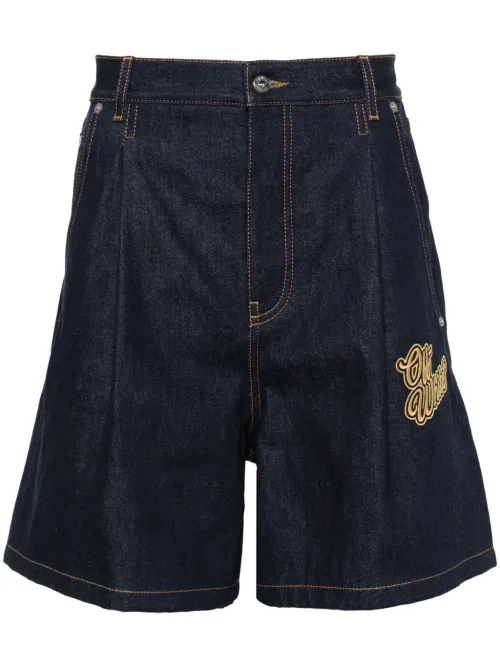 Short 90s Logo en jean - Off-White - Modalova