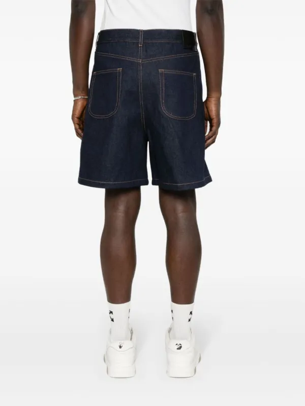 Off-White 90s ロゴ デニムショーツ | ブルー | FARFETCH JP