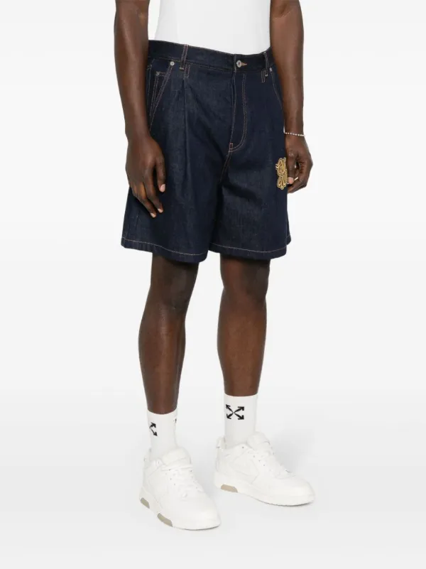 Off-White 90s ロゴ デニムショーツ | ブルー | FARFETCH JP