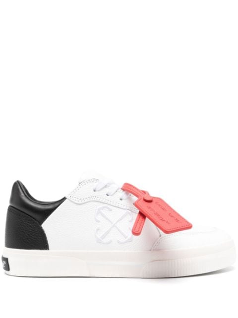 Off-White New Low Vulcanized lädersneakers