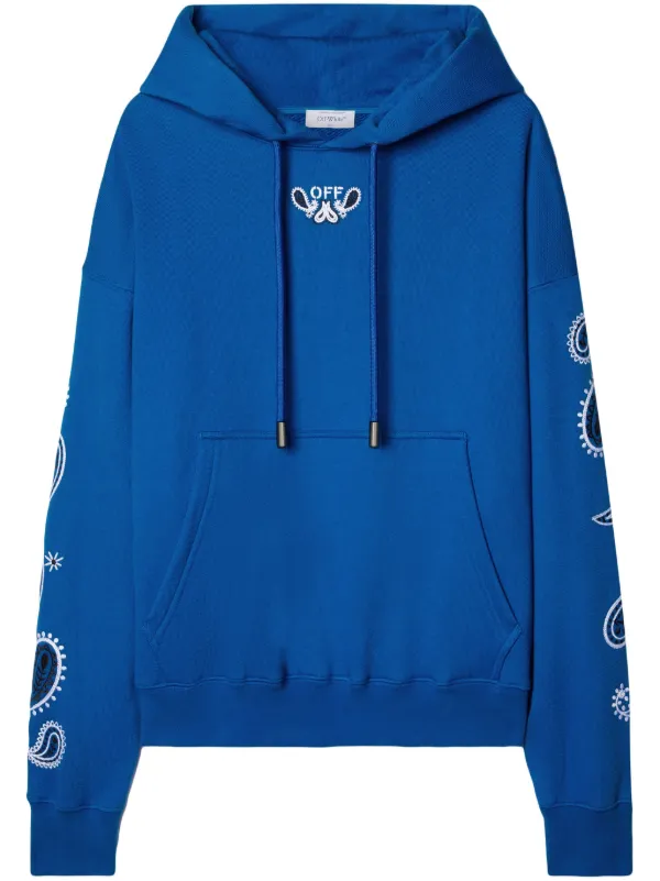 Light blue new arrivals off white hoodie