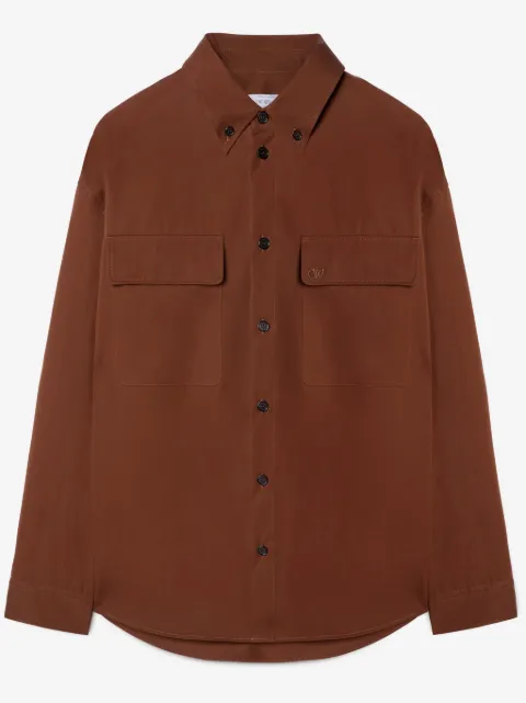 Off-White Ow Emb Cotgab Milit 衬衫