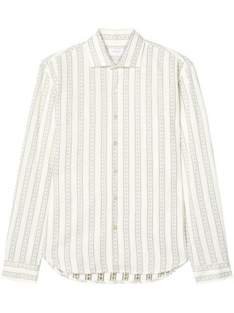 Off-White striped Arrows-print shirt Men