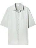 Off-White Arrows embroidered cotton shirt - Neutrals