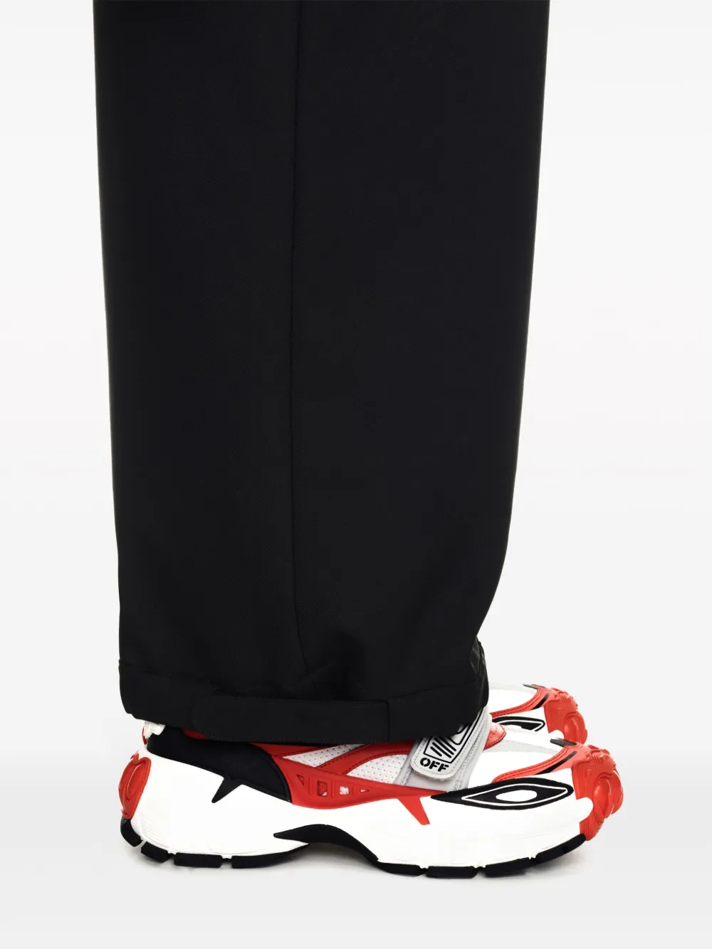 OffWhite Glove colourblock Panelled Sneakers Red FARFETCH UK