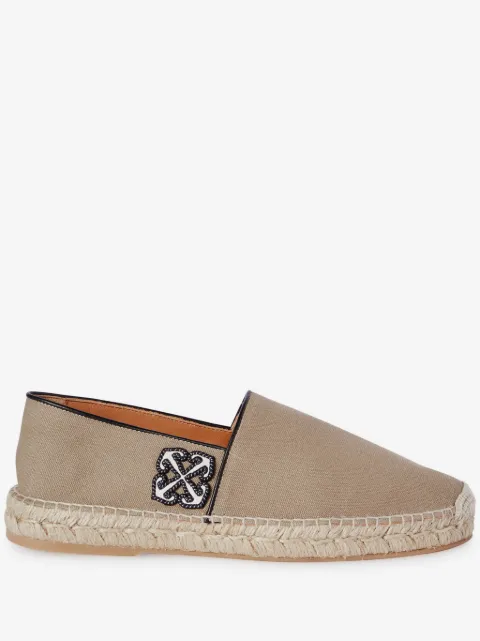 Off-White alpargatas Anglette con aplique Arrow