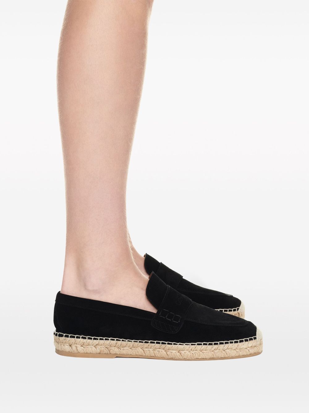 Affordable Off-White Bidarette logo-print suede espadrilles Men