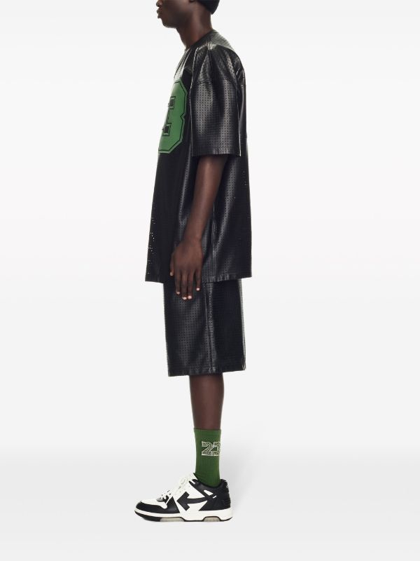 Off-White Natlover Basketball Leather T-shirt - Farfetch