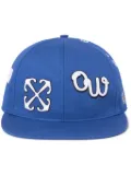 Off-White Boxy Arrow-embroidered baseball cap - Blue